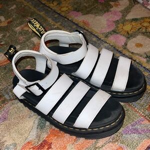 Dr. Martens Blaire Sandals (White)